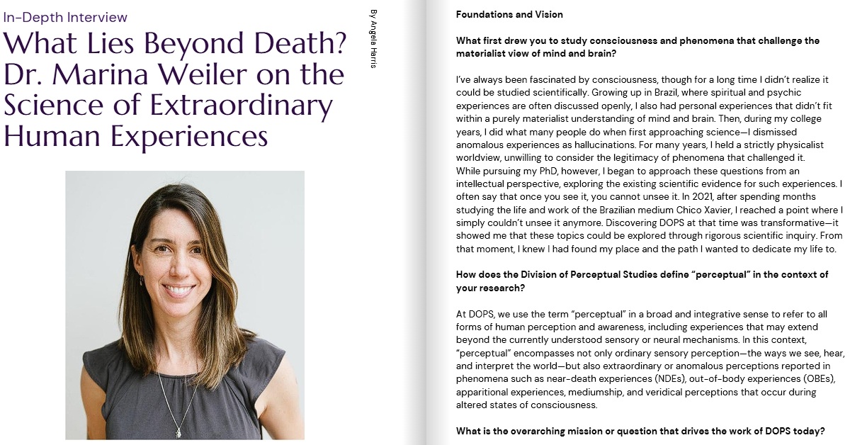 The winter 2025 issue of vital signs features fascinating interviews and intriguing stories.