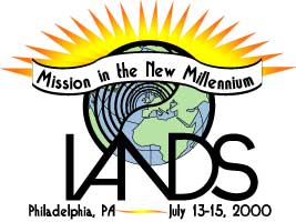 The logo for iands conference 2000
